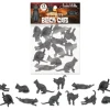 Egpull<Itty Bitty Black Cats (Bag of 12) - Tiny Figurines Arts & Crafts - Archie McPhee - Miniature Marvels: Airplane Models & Painted Dice
