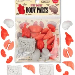 Egpull<Itty Bitty Body Parts (Bag of 14) Tiny Figurines Craft Art Toys - Archie McPhee - Miniature Marvels: Airplane Models & Painted Dice