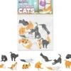 Egpull<Itty Bitty Cats (Bag of 12) - Tiny Statue Prop Decor Figurines - Archie McPhee - Miniature Marvels: Airplane Models & Painted Dice