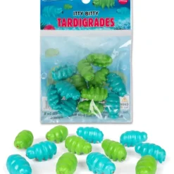 Egpull<Itty Bitty Tardigrades (Bag of 12) - Miniature Plastic Figurines - Archie McPhee - Miniature Marvels: Airplane Models & Painted Dice