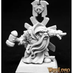 Miniature<Ivar, Dwarf Priest: Warlord RPR 14039 - Miniature Marvels: Airplane Models & Painted Dice