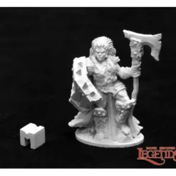 Miniature<Jade Fire Chieftain: Dark Heaven Legends RPR 03935 - Miniature Marvels: Airplane Models & Painted Dice