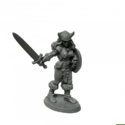 Miniature<Jana Frostwind, Barbarian: Bones USA - Dungeon Dwellers RPR 07025 - Miniature Marvels: Airplane Models & Painted Dice
