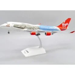 Airplane Model*JC Wings 1:200 Virgin Atlantic Boeing 747-400 EW2744001 - Miniature Marvels: Airplane Models & Painted Dice