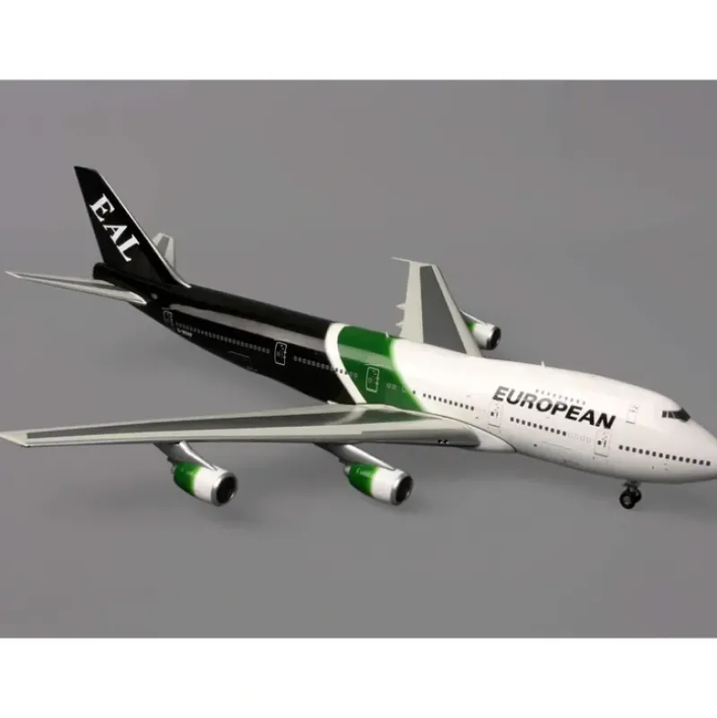 Airplane Model*Jc Wings JC2EAF013 1:200 European Air Charter Boeing 747-200 - Miniature Marvels: Airplane Models & Painted Dice