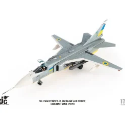 Airplane Model*JC Wings JCW-72-SU24-001 Sukhoi SU-24M Fencer-D Ukrainian Air Force, Ukraine War 2023 - Miniature Marvels: Airplane Models & Painted Dice