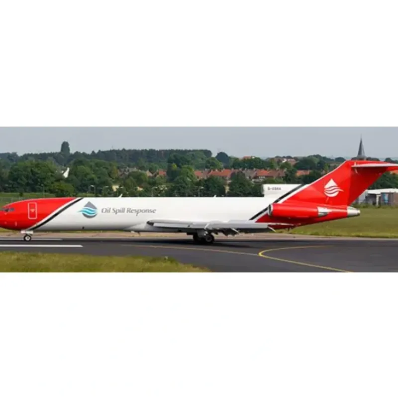 Airplane Model*JC Wings LH2380 1:200 T2 Aviation Boeing 727-200F G-OSRA "Oil Spill Response" - Miniature Marvels: Airplane Models & Painted Dice