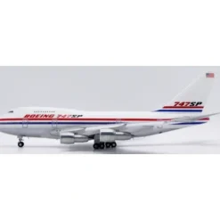 Airplane Model*JC Wings LH2458A 1:200 Boeing House Color 747SP "Polished" N747SP "Flaps Down" - Miniature Marvels: Airplane Models & Painted Dice