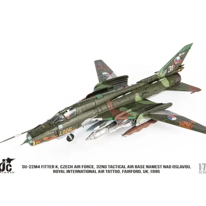 Airplane Model*JC Wings Military JCW-72-SU20-005 1:72 SU-22M4 Fitter K Czech Air Force, 32nd Tactical Air Base Royal International Air Tattoo - Miniature Marvels: Airplane Models & Painted Dice