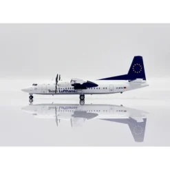 Airplane Model*Jc Wings SA2022 1:200 Team Lufthansa Fokker 50 - Miniature Marvels: Airplane Models & Painted Dice