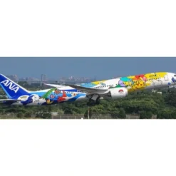 Airplane Model*JC Wings SA2049A 1:200 ANA Boeing 787-9 "Pikachu Jet" (Flaps Down) - Miniature Marvels: Airplane Models & Painted Dice