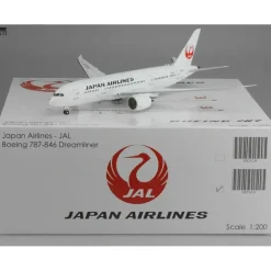 Airplane Model*Jc Wings XX2829 1:200 JAL Boeing 787-800 - Miniature Marvels: Airplane Models & Painted Dice
