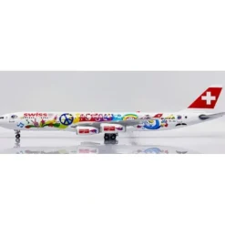 Airplane Model*JC Wings XX20300 1:200 Swiss Airbus A340-300 "San Francisco" HB-JMJ - Miniature Marvels: Airplane Models & Painted Dice