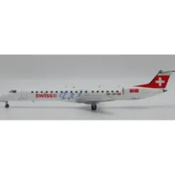Airplane Model*JC Wings XX20442 1:200 Swiss Embraer ERJ-145 "600th" Reg: HB-JAY - Miniature Marvels: Airplane Models & Painted Dice
