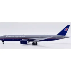 Airplane Model*JC Wings XX40206 1:400 United Airlines Boeing 777-200 "Battleship" Reg: N777UA - Miniature Marvels: Airplane Models & Painted Dice