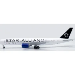 Airplane Model*JC Wings XX20285 1:200 United Airlines Boeing 777-200ER "Star Alliance" N218UA - Miniature Marvels: Airplane Models & Painted Dice