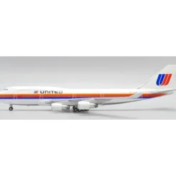 Airplane Model*JC Wings XX40088 1:400 United Airlines Boeing 747-400 "Saul Bass" N185UA - Miniature Marvels: Airplane Models & Painted Dice