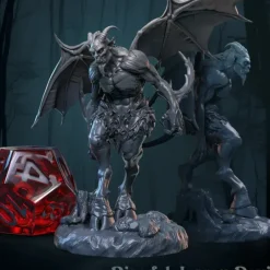 Miniature<Jersey Devil, Bipedal - Miniature Marvels: Airplane Models & Painted Dice