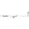 Airplane Model*JFox 1:200 JF-A321-015 Condor Airbus A321 D-ATCF - Miniature Marvels: Airplane Models & Painted Dice