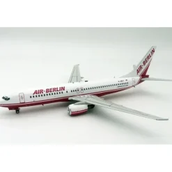 Airplane Model*JFox JF-737-8-007 1:200 Air Berlin Boeing 737-800 D-ABAT - Miniature Marvels: Airplane Models & Painted Dice