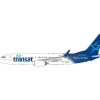 Airplane Model*JFox JF-737-8-027 1:200 Air Transat Boeing 737-800 C-GTQJ - Miniature Marvels: Airplane Models & Painted Dice