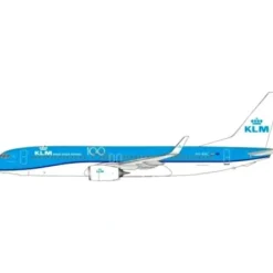 Airplane Model*JFox JF-737-8-011 1:200 KLM Boeing 737-800 PH-BXC - Miniature Marvels: Airplane Models & Painted Dice