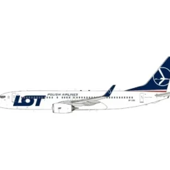 Airplane Model**JFox JF-737-8-031 1:200 LOT Boeing 737-800 SP-LWA - Miniature Marvels: Airplane Models & Painted Dice