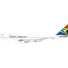 Airplane Model*JFox JF-747-2-016 1:200 South African Boeing 747-200 ZS-SAL - Miniature Marvels: Airplane Models & Painted Dice