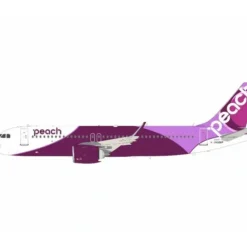 Airplane Model*Jfox JF-A320-048 1:200 A320 Neo Peach Airlines JA206P - Miniature Marvels: Airplane Models & Painted Dice