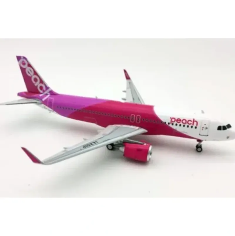 Airplane Model*Jfox JF-A320-036 1:200 A320 Neo Peach Airlines JA201P - Miniature Marvels: Airplane Models & Painted Dice