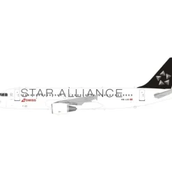 Airplane Model*Jfox JF-A320-009 1:200 A320-200 Swiss Air HB-IJO - Miniature Marvels: Airplane Models & Painted Dice