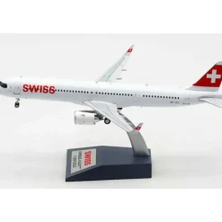 Airplane Model*JFox JF-A321-023 1:200 Airbus A321 neo Swiss Airlines HB-JPA - Miniature Marvels: Airplane Models & Painted Dice