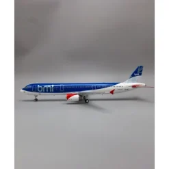 Airplane Model**JFox JF-A321-042 1:200 BMI British Midland Airbus A321-231 G-MEDJ - Miniature Marvels: Airplane Models & Painted Dice