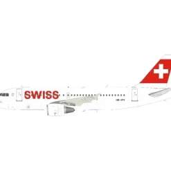 Airplane Model*JFox JF-A319-012 1:200 Swiss Airbus A319 HB-IPV - Miniature Marvels: Airplane Models & Painted Dice