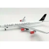 Airplane Model**JFox JF-A340-3-007 Scandinavian Airlines A340-313 Star Alliance OY-KBM - Miniature Marvels: Airplane Models & Painted Dice