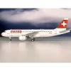 Airplane Model*JFox JF-A320-029 SwissAir Airbus A320 HB-IJI - Miniature Marvels: Airplane Models & Painted Dice
