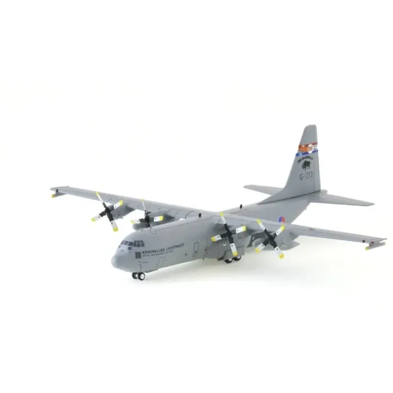 Airplane Model*JFox JF-C130-007 1:200 Netherlands Air Force C-130H - Miniature Marvels: Airplane Models & Painted Dice