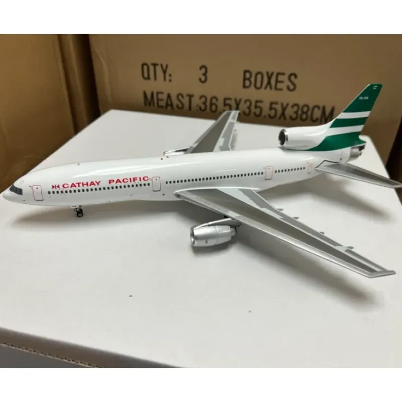 Airplane Model*JFox JF-L1011-005 1:200 Cathay Pacific L1011 - Miniature Marvels: Airplane Models & Painted Dice