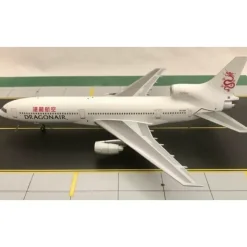 Airplane Model*JFox JF-L1011-003 1:200 Dragonair L-1011 - Miniature Marvels: Airplane Models & Painted Dice
