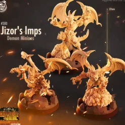 Miniature<Jizor's Imps - Miniature Marvels: Airplane Models & Painted Dice