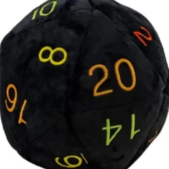 Accessories<Jumbo D20 Novelty Dice Plush - Rainbow - Miniature Marvels: Airplane Models & Painted Dice