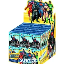 Miniature<Justice League (Booster Countertop Display): DC Comics HeroClix WZK 70418 - Miniature Marvels: Airplane Models & Painted Dice