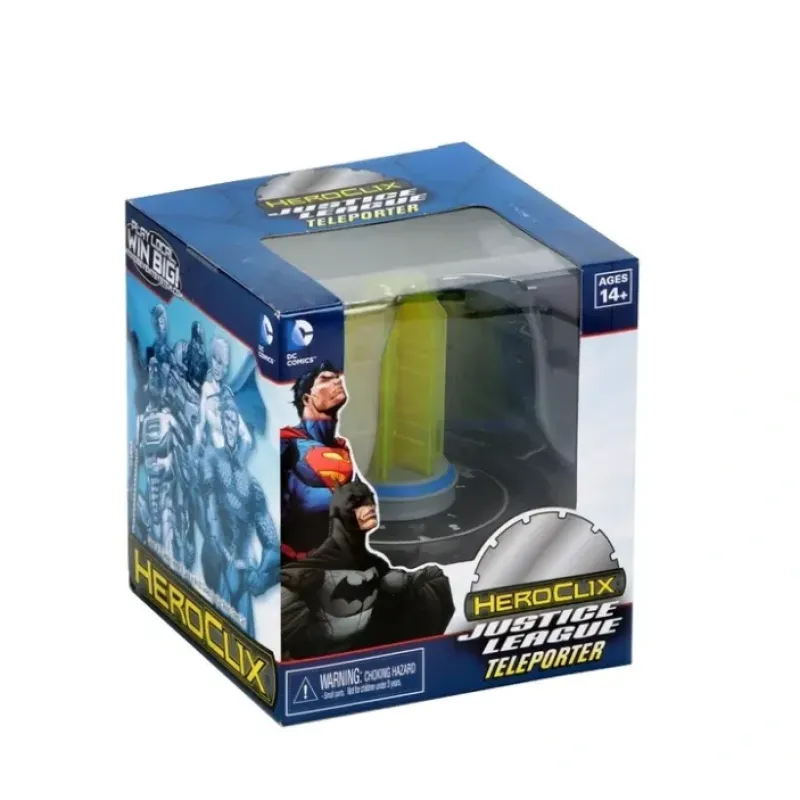 Miniature<Justice League Teleporter - World's Finest Set: DC Comics HeroClix WZK 72399 - Miniature Marvels: Airplane Models & Painted Dice