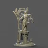 Miniature<Justice Tarot - Miniature Marvels: Airplane Models & Painted Dice