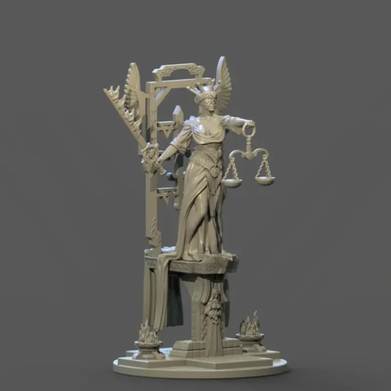 Miniature<Justice Tarot - Miniature Marvels: Airplane Models & Painted Dice
