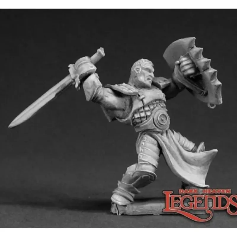Miniature<Kale Nolan, Heroic Warrior: Dark Heaven Legends RPR 03317 - Miniature Marvels: Airplane Models & Painted Dice
