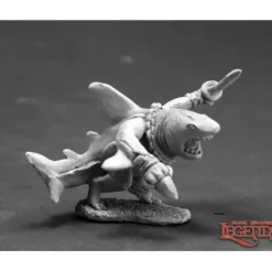 Miniature<Karkarion Shark Warrior: Dark Heaven Legends RPR 03617 - Miniature Marvels: Airplane Models & Painted Dice