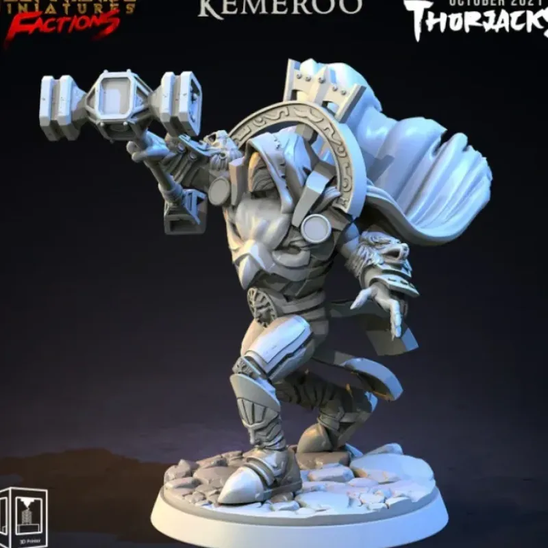 Miniature<Kemeroo - Miniature Marvels: Airplane Models & Painted Dice