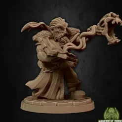 Miniature<Kenus Soulstealer - Miniature Marvels: Airplane Models & Painted Dice