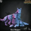 Miniature<Key Doggos - Miniature Marvels: Airplane Models & Painted Dice